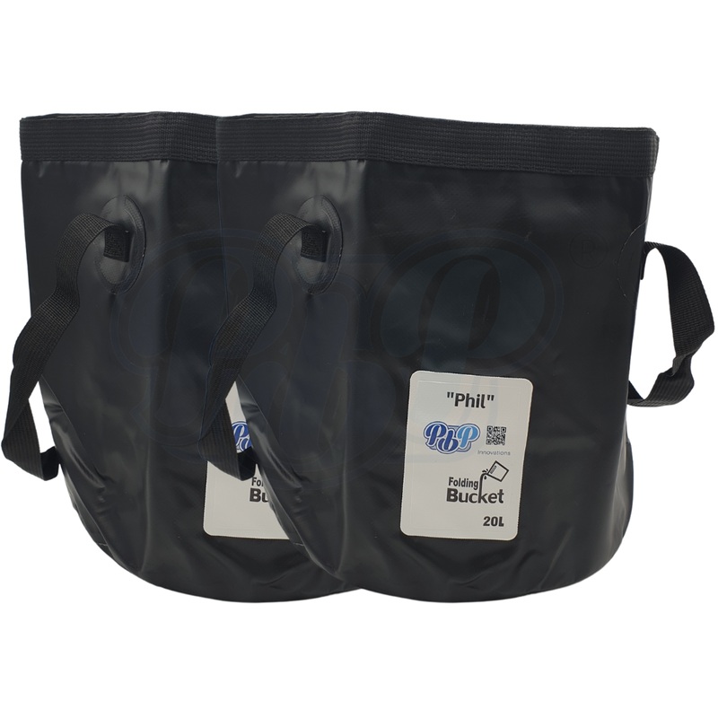 PBP 'Phil' Folding Bucket [20L Twin Pack]