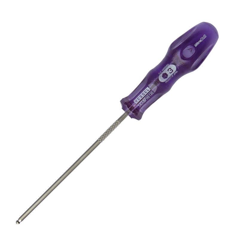 Vessel Power Grip UltraBall Screwdriver No. 5400BP H3-120