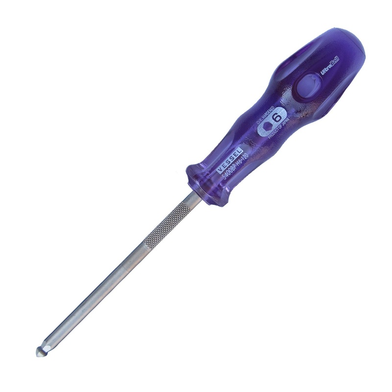 Vessel Power Grip UltraBall Screwdriver No. 5400BP H6-120