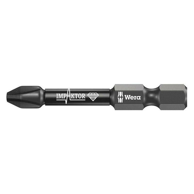 Wera Impaktor Bit Philips Screws 851/4 IMP DC SB 1 x PH 2x50mm - 05073956001