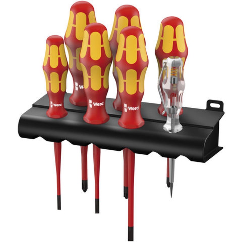 Wera Kraftform Plus VDE Slimline 7 Piece Screwdriver Set