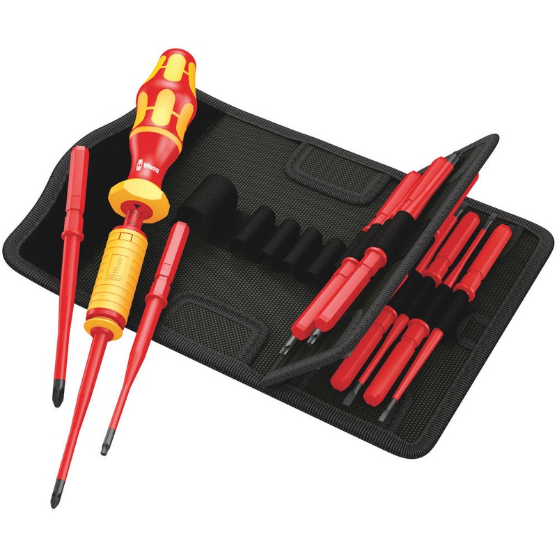 Wera Kraftform VDE Adjustable Torque Slim 15 Piece Screwdriver Set - 1.2Nm - 3Nm