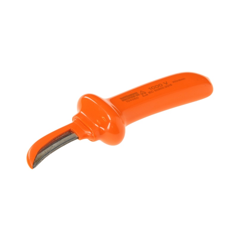 Boddingtons Electrical Insulated Coring Knife For Cutting Cable Coating 180mm [60mm Blade]