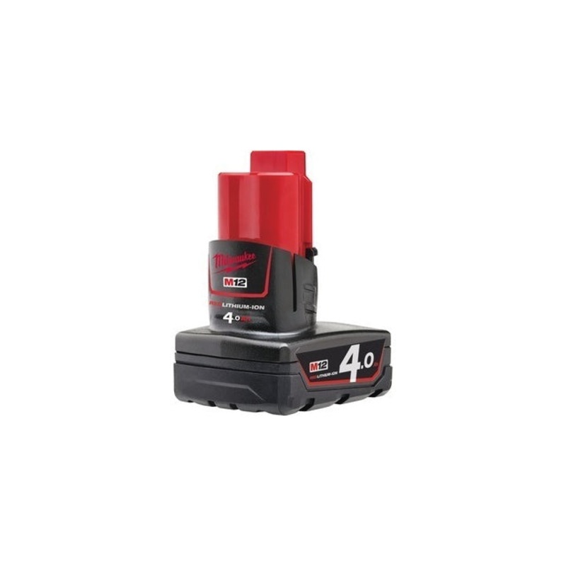 Milwaukee M12 4.0 AH Battery - M12 B4 - 4932430065