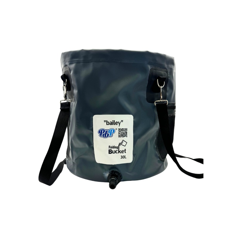 PBP 'Bailey' Folding Bucket [30L with Quick Hose Connector]