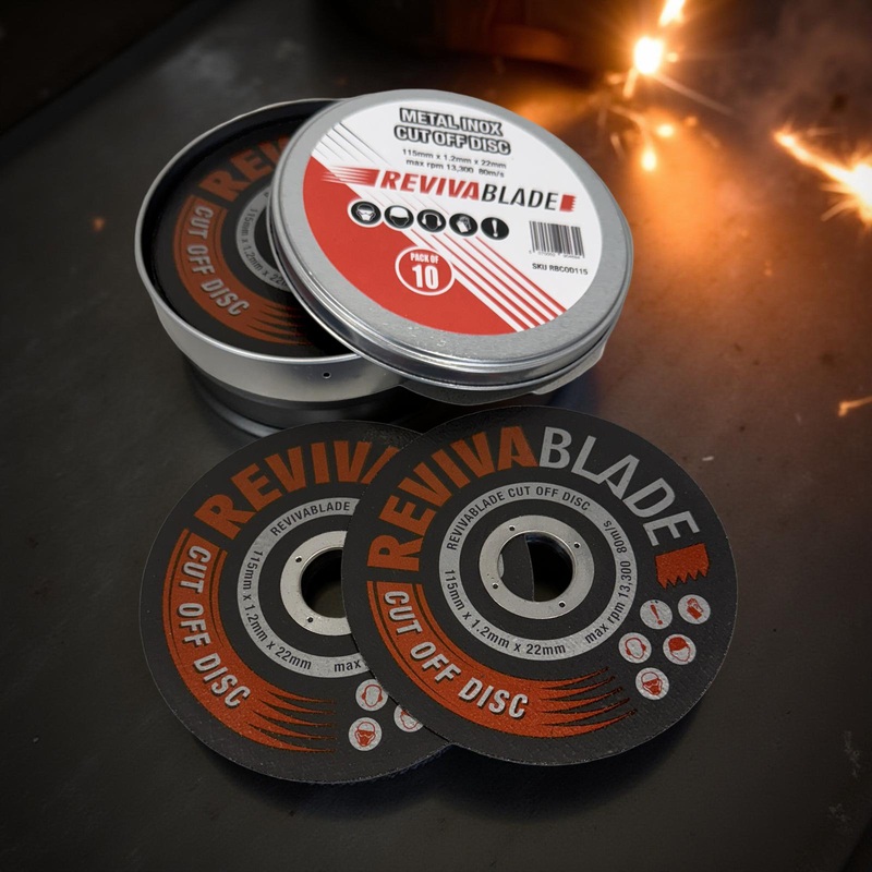 Revivablade 115mm Cutting Discs For Grinders (10 Pack)