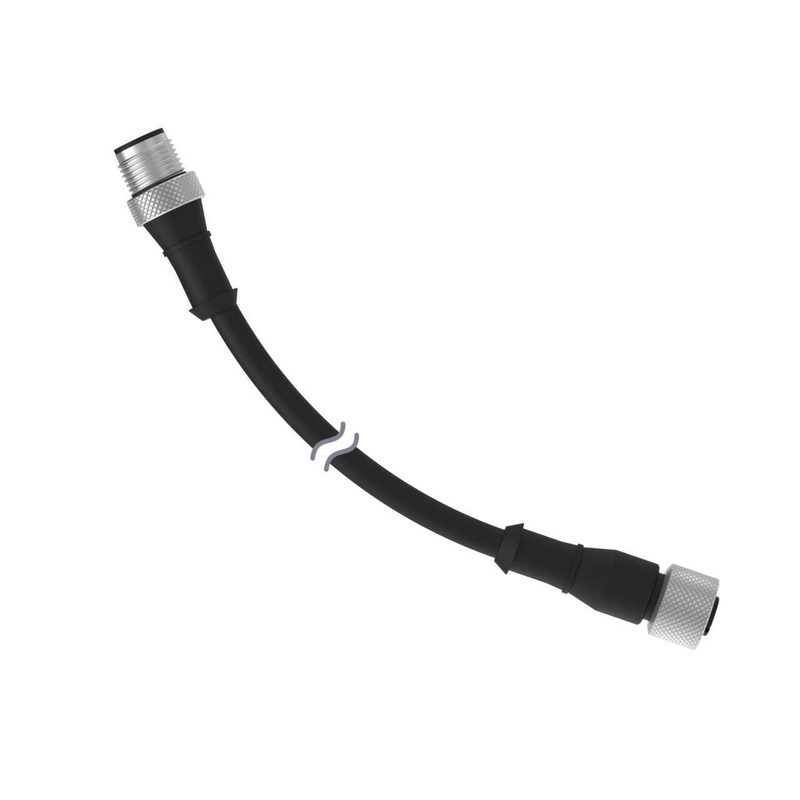 Banner 12398 | MQLH-806-MF | Cordset A-Code M12 to A-Code M12 Double Ended