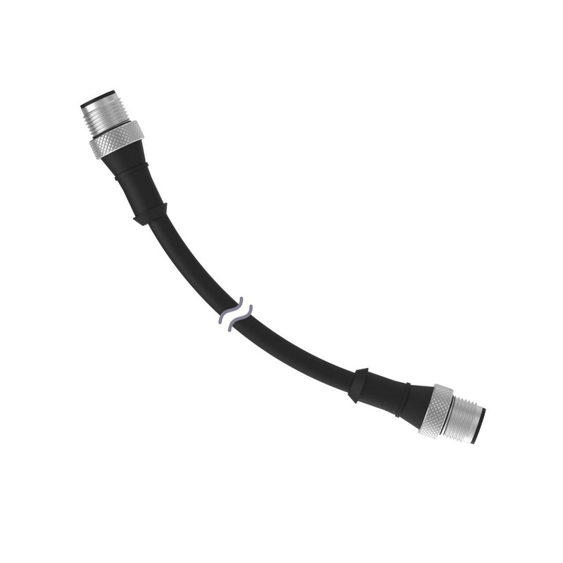 Banner 12407 | MQLH-801-MM | Cordset A-Code M12 to A-Code M12 Double Ended