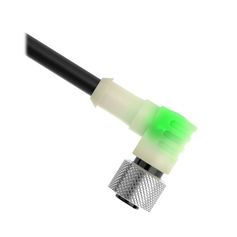 Banner 810419 | MQDC-430-GYPRA | Cordset Lighted A-Code M12 Single Ended