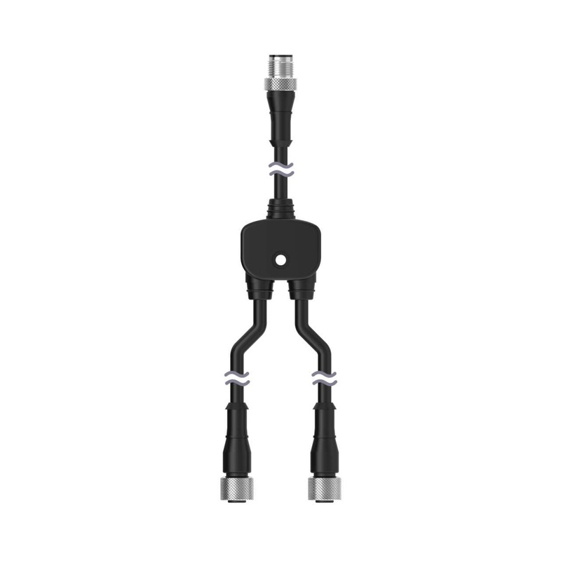 Banner 10619 | CSB-M1251M1251B | M12 QD Splitter Cable