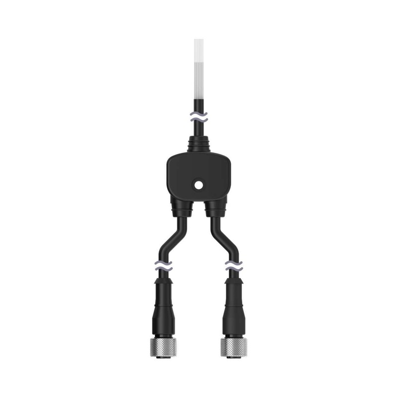 Banner 25462 | CSB-UNT810M1282M1284.5 | M12 QD Splitter Cable