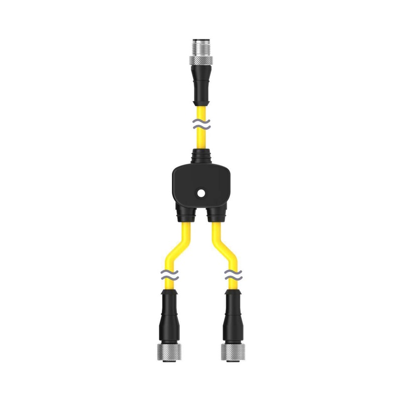 Banner 93337 | CSB-M12515M1251 | M12 QD Splitter Cable