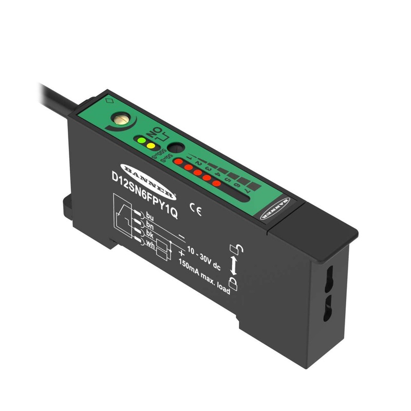 Banner 35503 | D12SN6FPY1Q | D12 Series: High Speed Plastic Fiber Optic
