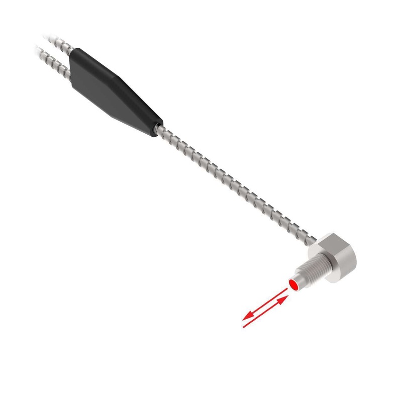 Banner 96010 | BAT66ST5TA-VL | Glass FiberBifurcated 0.06 in BundleM6 Threaded Right-Angle TipStainless Sheathing 2 m LongTerminated For Plastic Fiber Sensors
