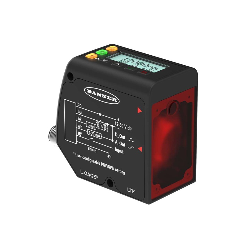 Banner 94853 | LTF12UC2LDQ | Laser Diffuse Time-of-Flight Sensor