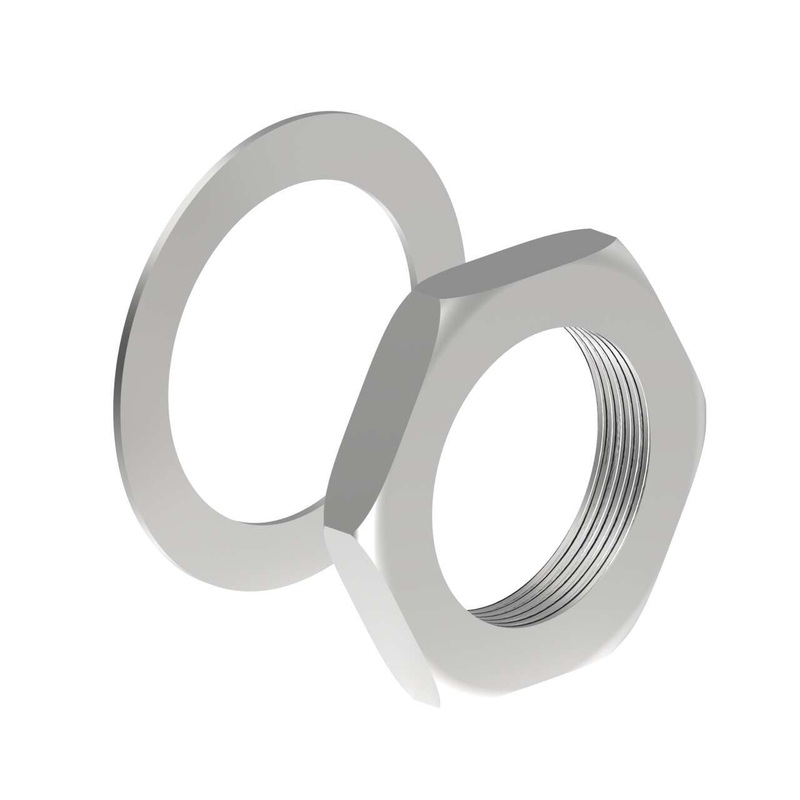 Banner 62492 | ACC-TM18-HW | Accessory: 1 each p/ns 08076 Nut HEX JAM 18 mm x 1 Nickel-Plated