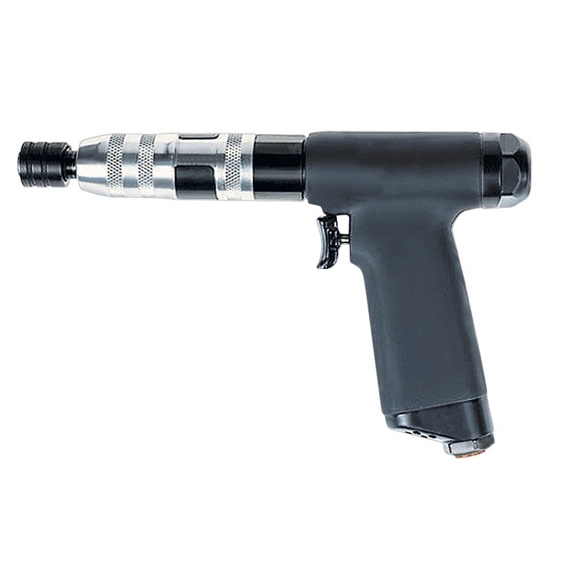 Ingersoll Rand 1RTQS1 | 1/4" Quick Change Hex Pistol Air Screwdriver | 45 in-lb | 500 RPM | Adj Shut-Off Clutch | Trigger/Push Start