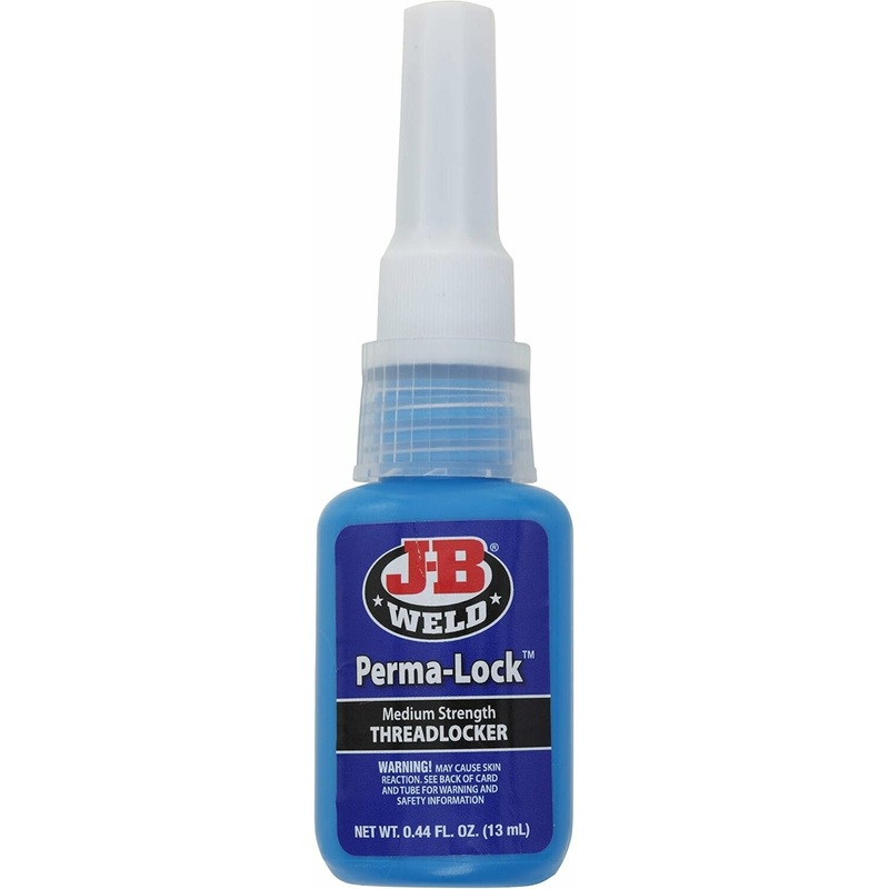 J-B Weld 24213 Perma-Lock Medium Strength Threadlocker - Blue - 13 ml