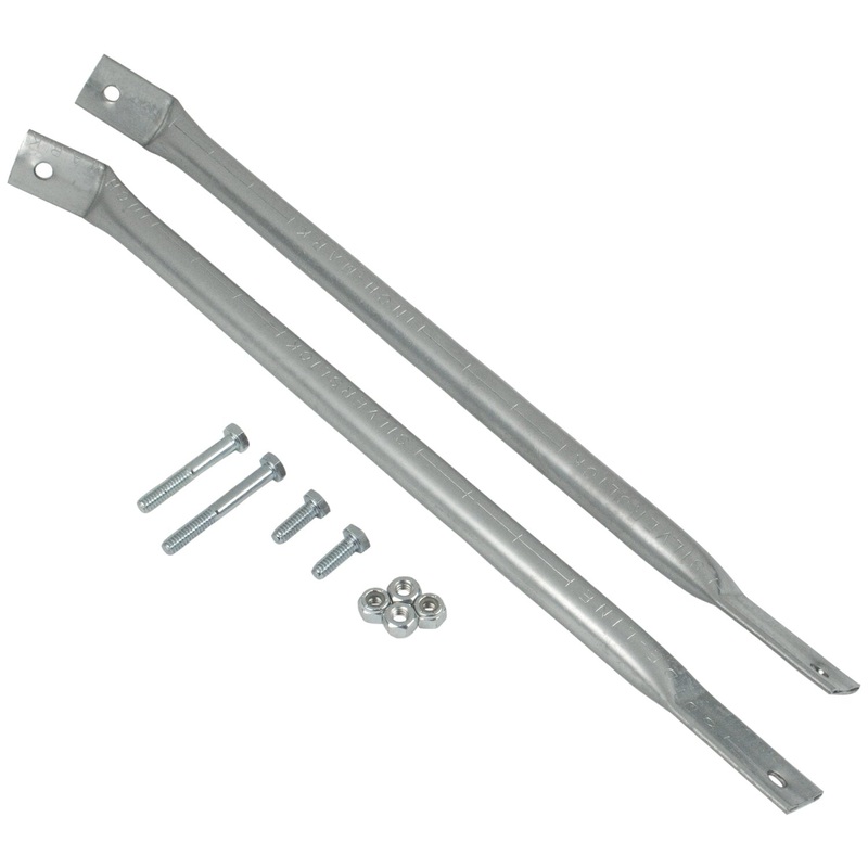Kraft Tool GG624-02 Brace Set & Hardware for 24" & 30" Rake & Squeegee (GG624, GG625)