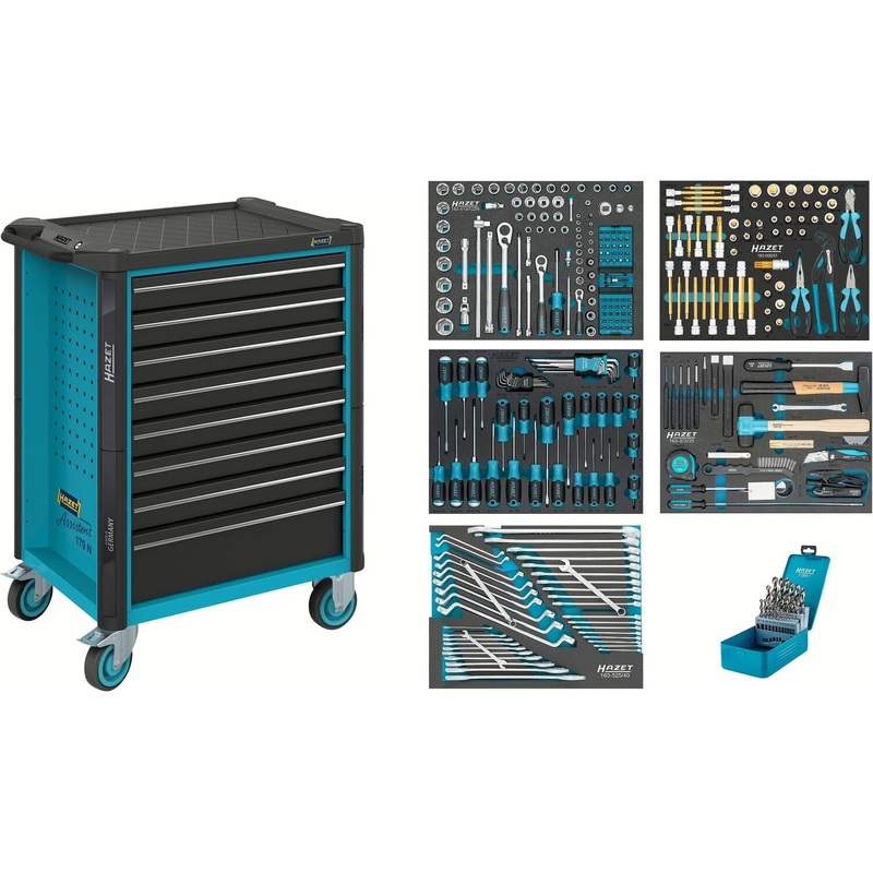 Hazet 179N-8/314 Tool trolley 314-pieces  8 Drawers total