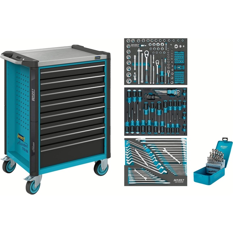Hazet 179NX-8/228 Tool trolley 228-pieces  8 Drawers total