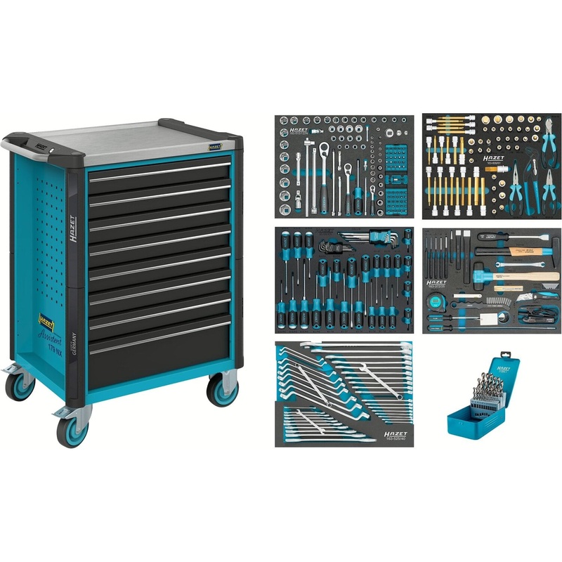 Hazet 179NX-8/314 Tool trolley 314-pieces  8 Drawers total