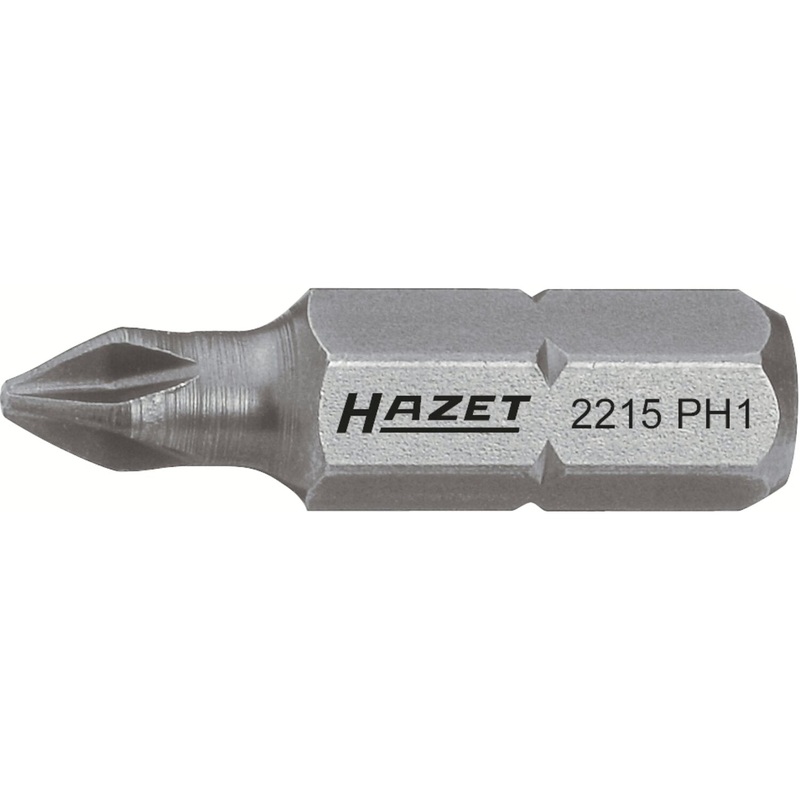 Hazet 2216-PZ1 1/4 inch Hexagon Solid  Pozidriv profile PZ Size PZ1