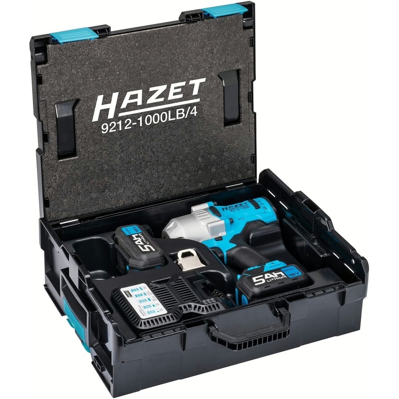 Hazet 9212-1000LB/4 1/2 inch (12.5 mm) Square  Solid Cordless impact wrench  1400 Nm