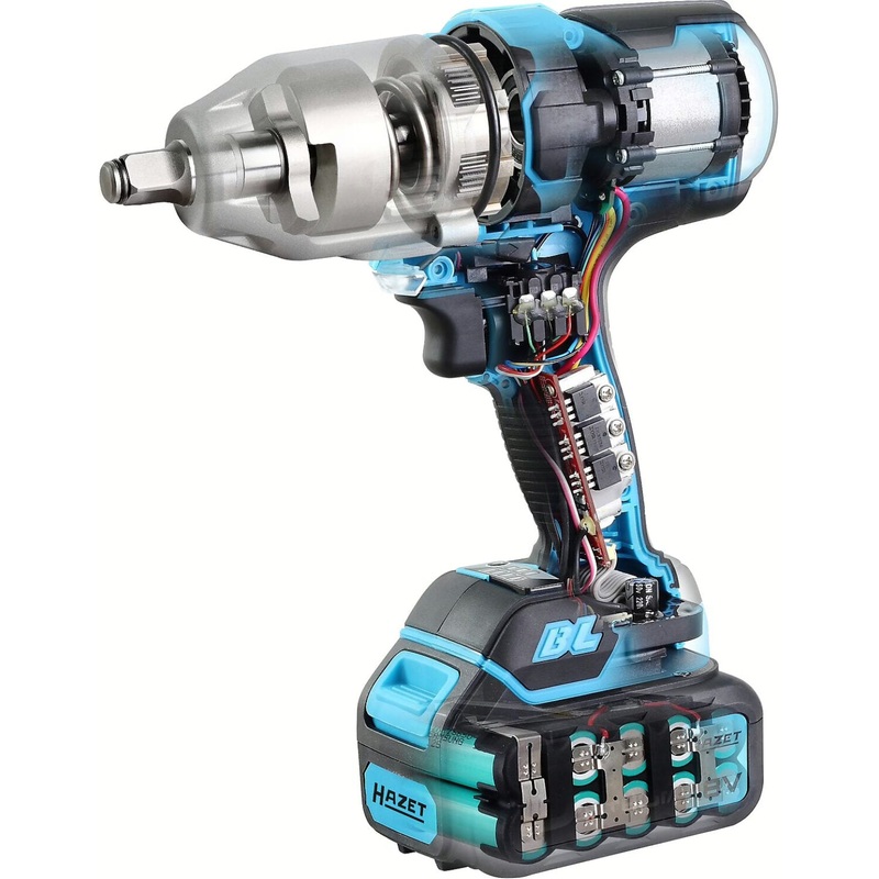 Hazet 9212-3LB/4 1/2 inch (12.5 mm) square  solid Cordless impact wrench  700 Nm