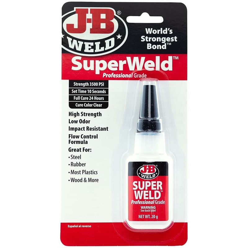 J-B Weld 33120 SuperWeld Instant Adhesive, 20 g