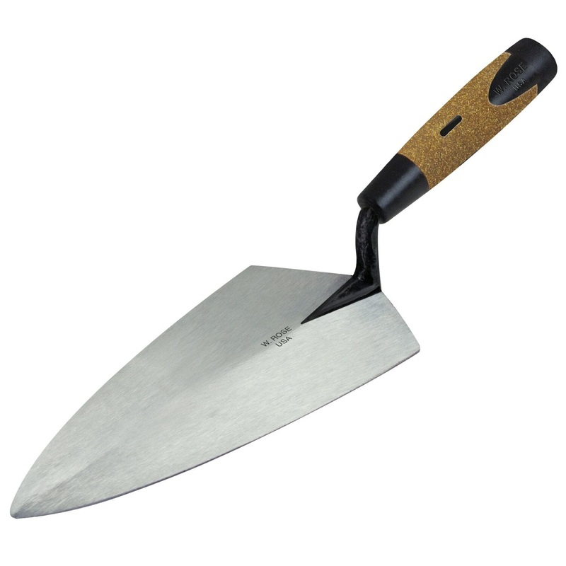 W.Rose RO110-9K 9 Philadelphia Brick Trowel with Cork Handle