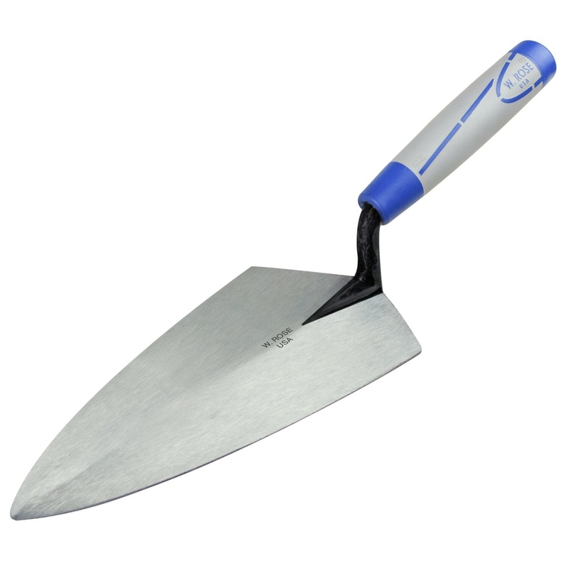 W.Rose RO110-9SH-PK2 9 Philadelphia Brick Trowel with ProForm Soft Grip Handle