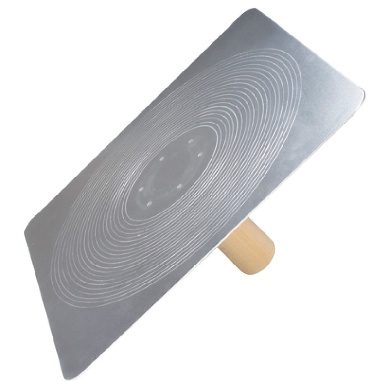 Sands Level & Tool SL519 12 x 12 Aluminum Plastering Hawk with Wood Handle