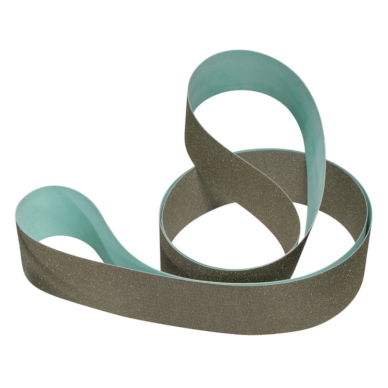 3M Flexible Diamond Belt 6451J, M40, Type G, Pattern 18, Yellow, 1/2 inx 24 in