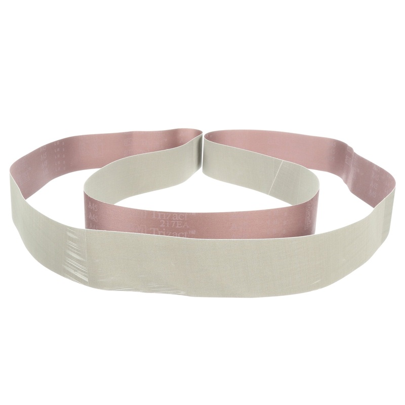 3M Trizact Cloth Belt 217EA, A6 JE-weight, 1 in x 42 in, Film-lok,Full-flex