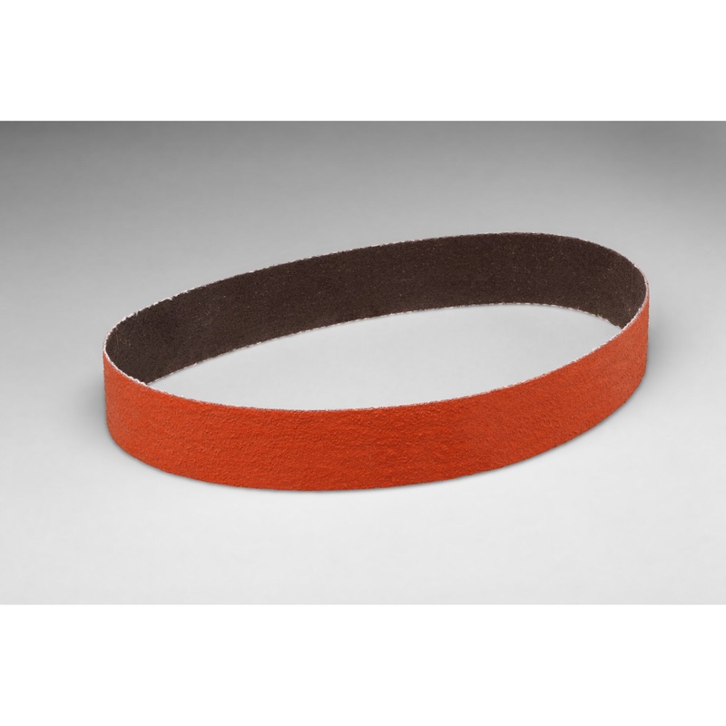 3M Cloth Belt 747D, P150 X-weight, 3 in x 18-27/32 in, Film-lok,Single-flex