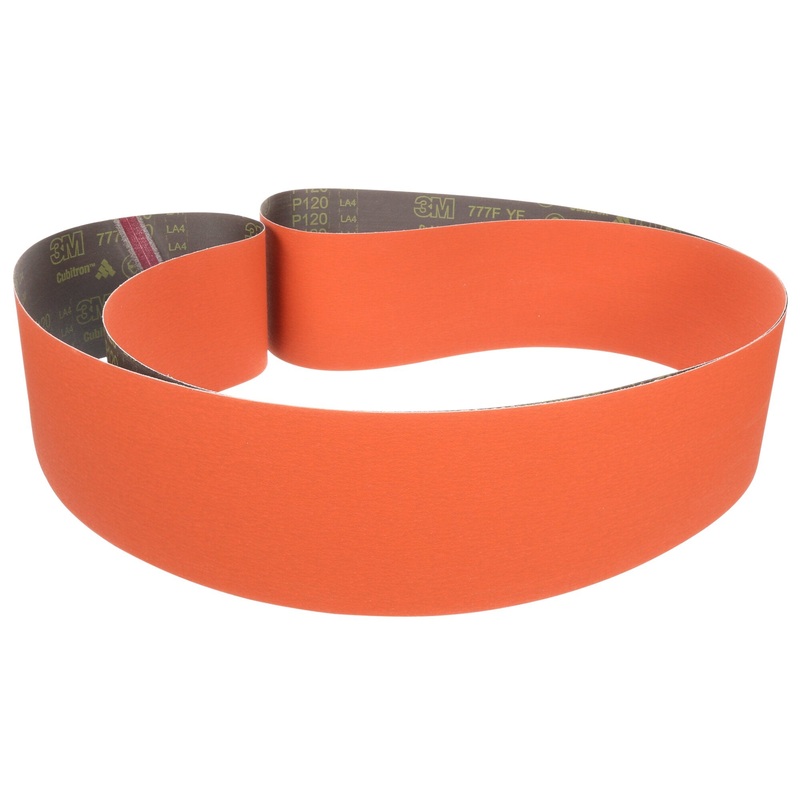 3M Cloth Belt 777F, 40 YF-weight, 6 in x 162 in, Film-lok, Single-flex