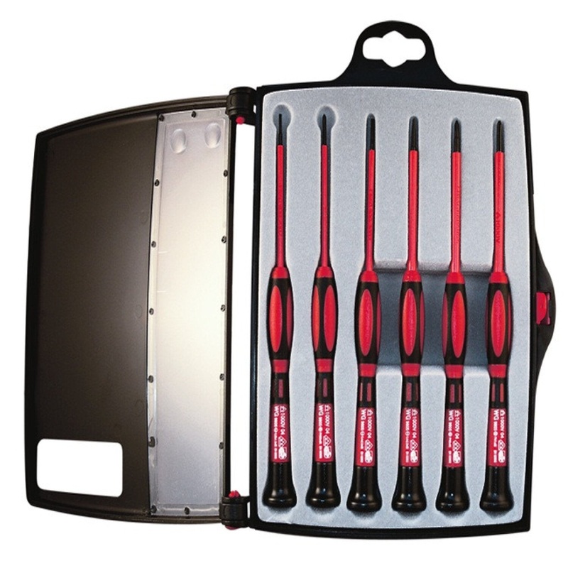 Platinum Tools 19110 Screwdriver Set, 6-Piece Insulated Precision