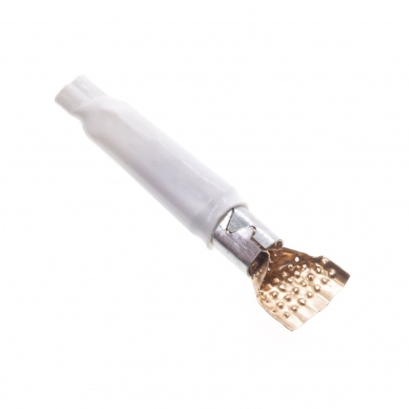 Platinum Tools 18140 Splices, B-Type Crimp-On, White  1000pcs in Bulk Bag