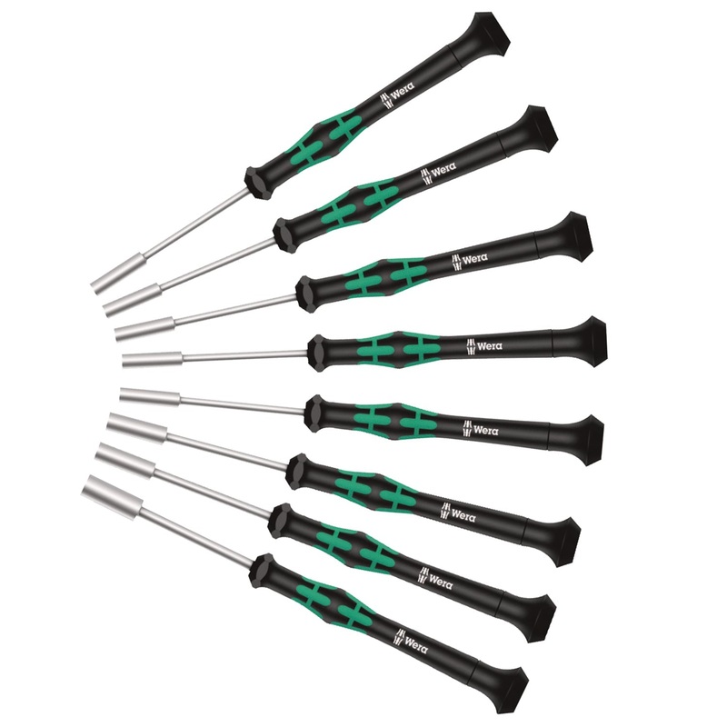 Wera 05345278001 Kraftform Micro Metric Precision Nut Driver Set