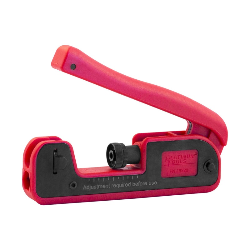 Platinum Tools 16220C SealSmart II Compact Compression Tool, F, BNC and RCA Connectors