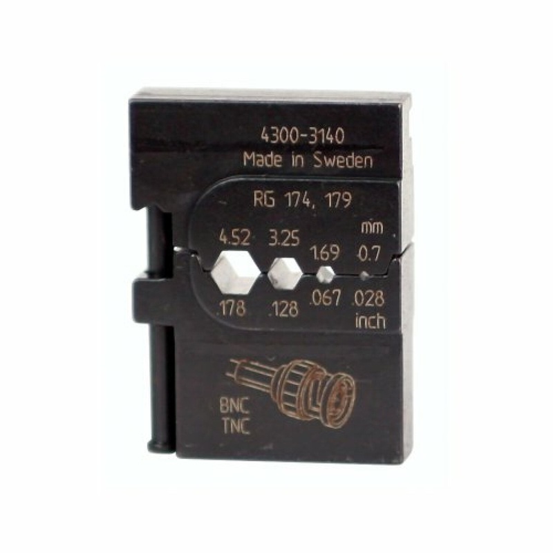Wiha Tools 43140 PortaCrimp Die Set For Coaxial Network and Communications