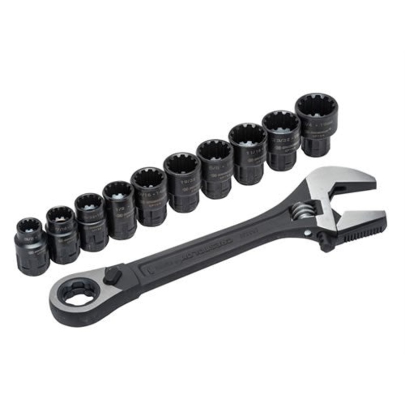 Crescent 11 Piece X6 Pass-Thru Adjustable Wrench Set