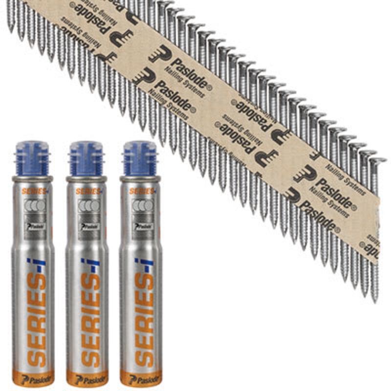 Paslode Bright Ring Shank Nails for IM350+ (Fuel Pack)