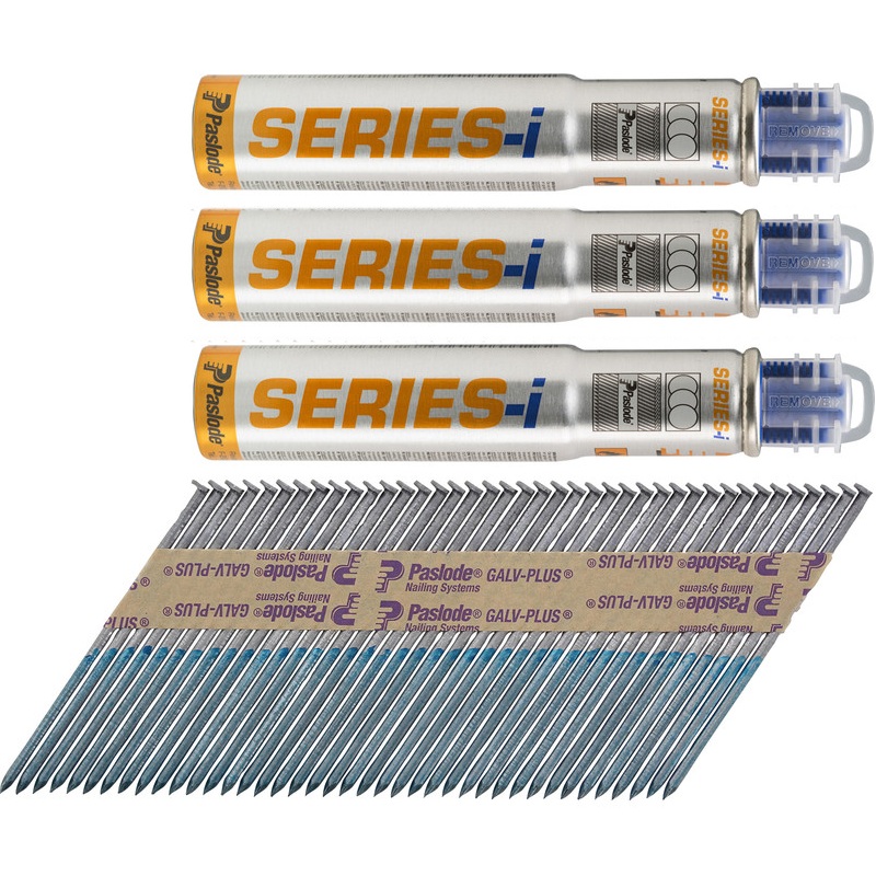 Paslode Bright Ring Shank Nails for IM360Ci (Fuel Pack)