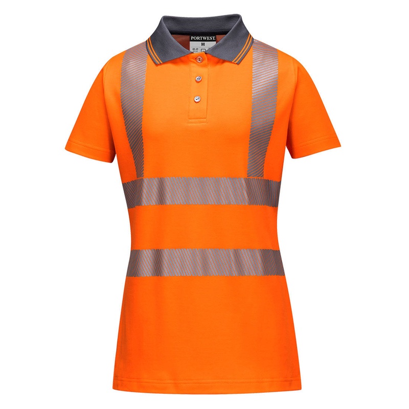 Portwest LW72 Ladies Pro Hi Vis Polo Shirt