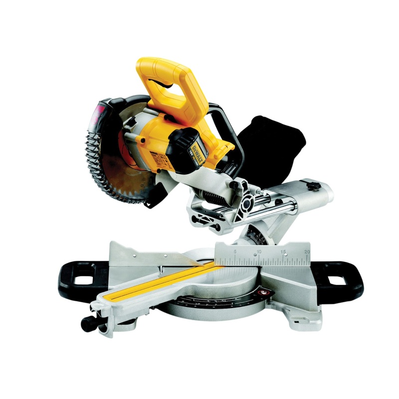 DeWalt DCS365M2 18V Cordless XPS Mitre Saw Set (2 x 4.0Ah Li-ion + 1 x Charger)