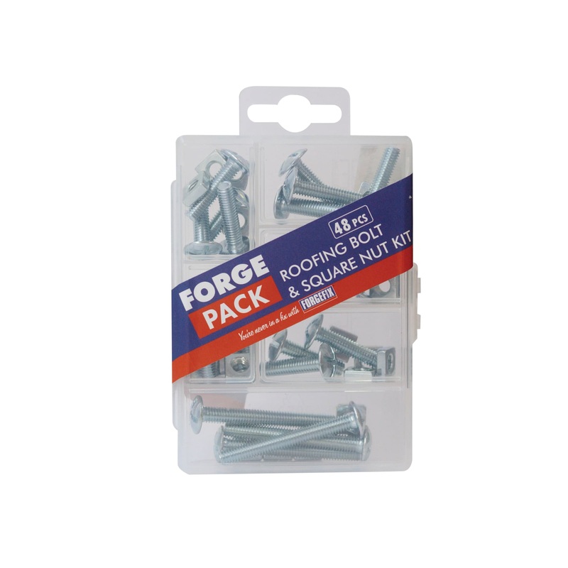 Forgefix Roofing Bolt Kit ForgePack 48 Piece