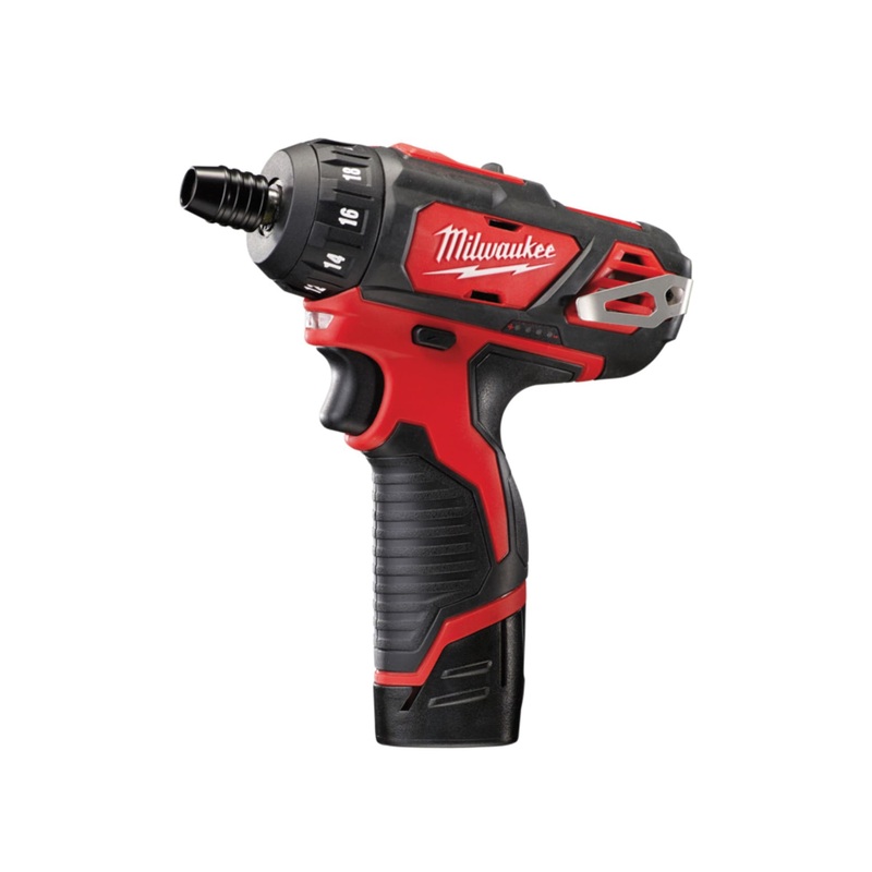 Milwaukee 12V M12 BD-202C Sub-Compact Driver Set (2 x 2.0Ah Li-ion, Charger, Kitbox)