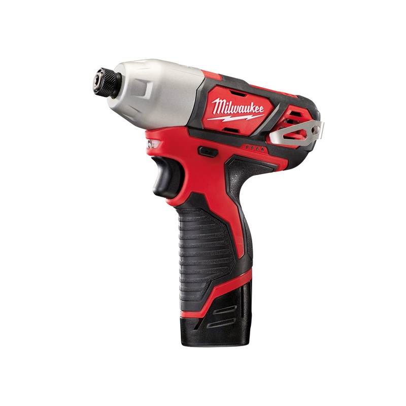 Milwaukee 12V M12 BID-202C 1/4" Hex Drive Impact Driver Set (2 x 2.0Ah Li-ion, kitbox)